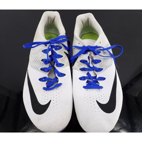 Nike Racing Rival 5 Sprint Men's Size 9.5 Track White Spikes Style 806554-100 - Picture 5 of 13